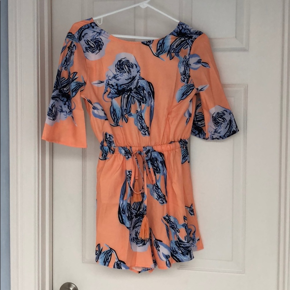 Orange romper